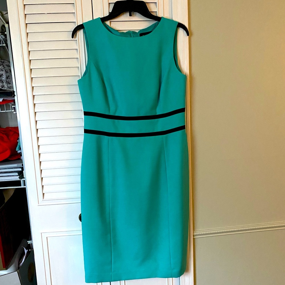 ONLY WORN ONCE // beautiful turquoise dress